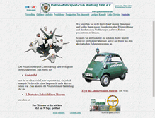 Tablet Screenshot of polizeioldtimer.de